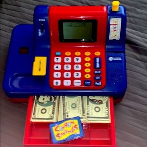 Kids working cash register